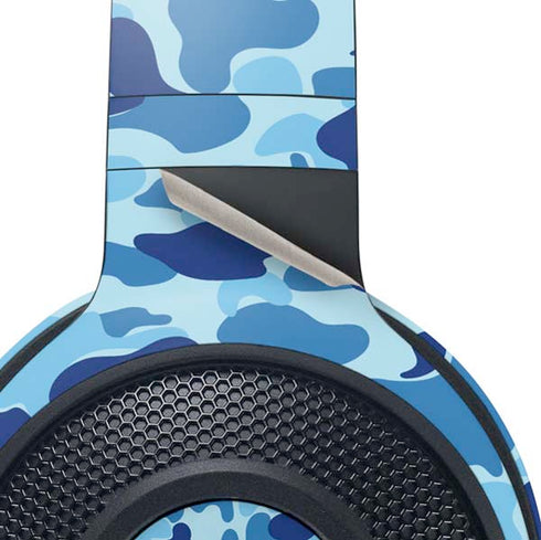 Light Blue Street Camo Razer Kraken X Skin